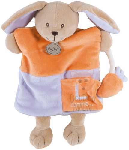  marionnette alphabet l comme lapin orange violet carotte 